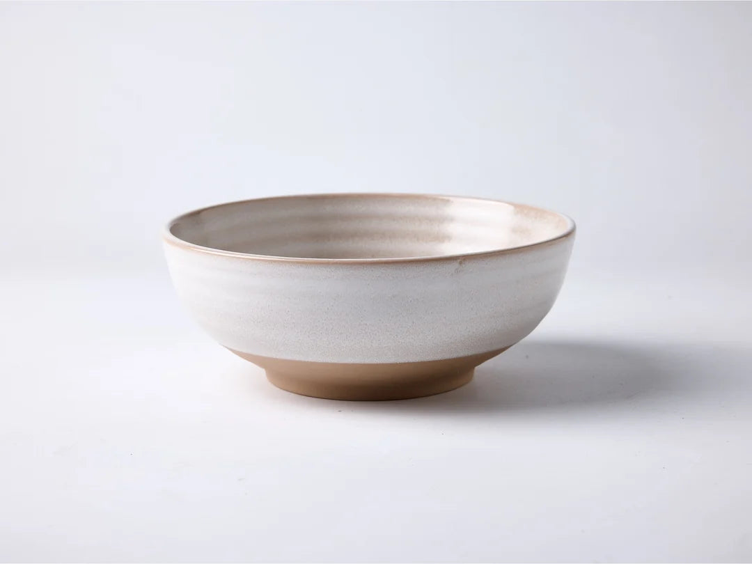 Dosthoff Spiral Ceramic Beige Bowl - 16 cm