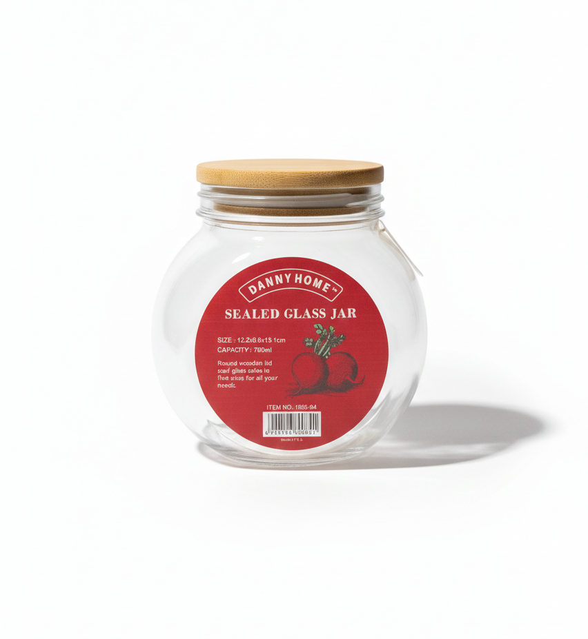 Sealed Glass Storage Jar