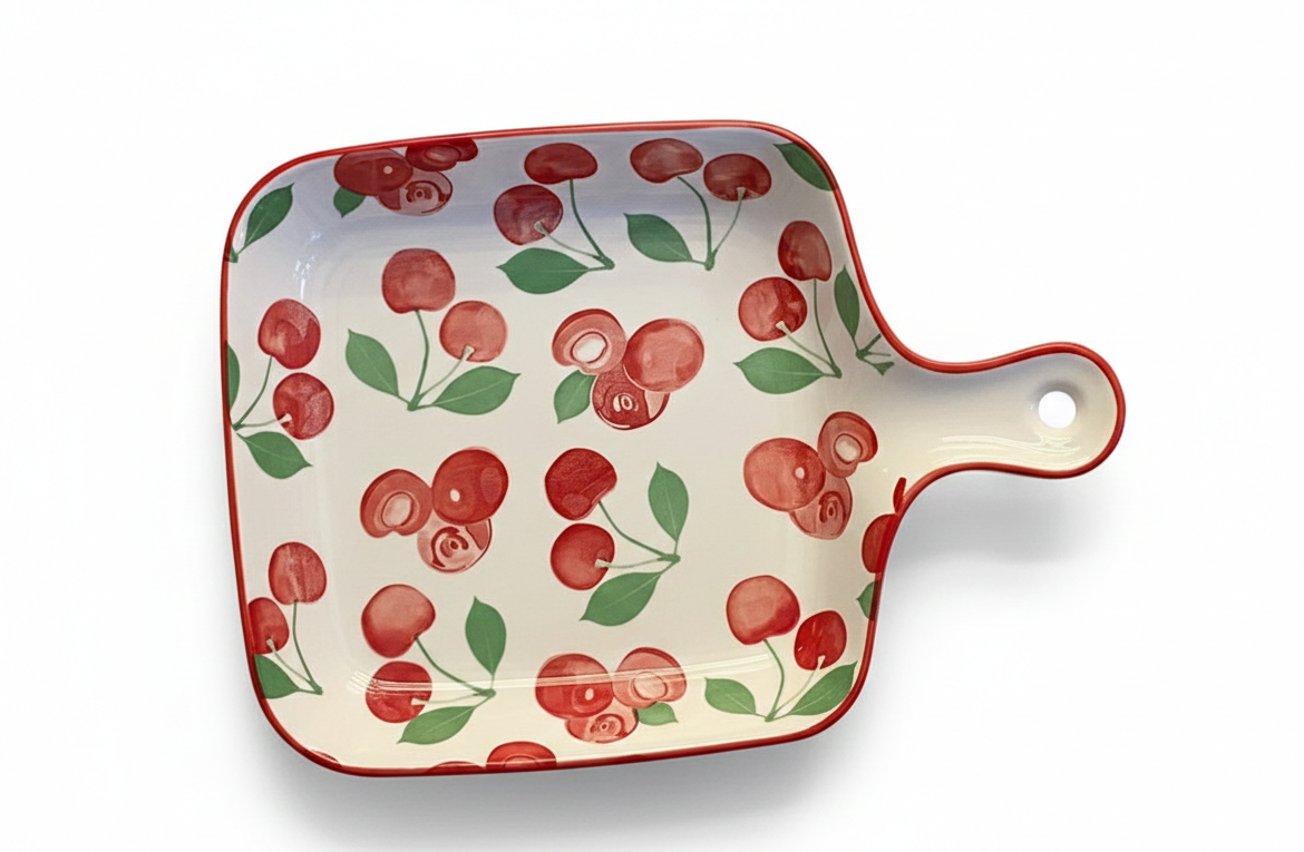 Ceramic Pattern Serving Plate