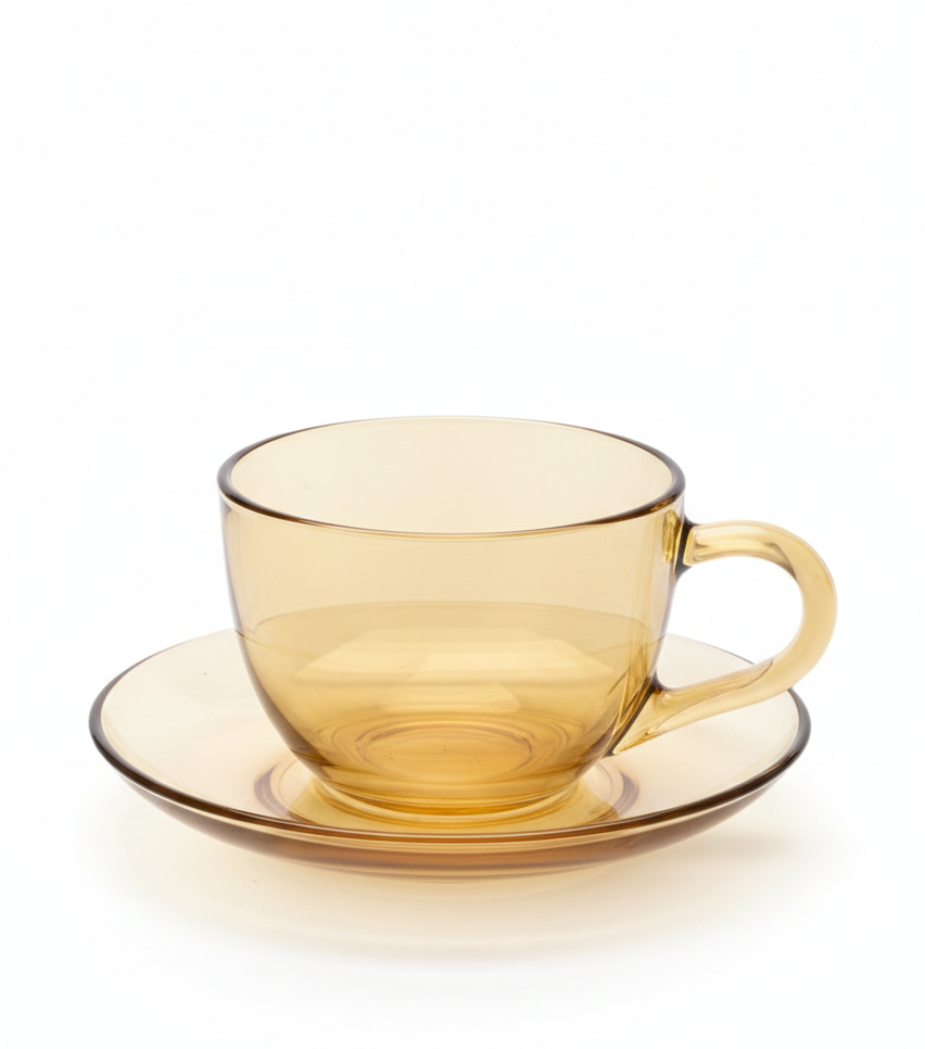 Amber Glow Tea Cup (6 Pieces)