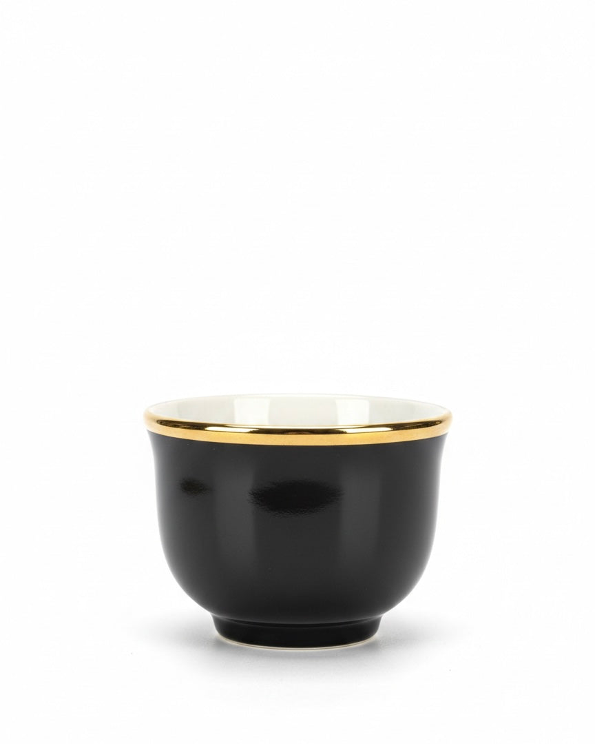 Midnight Gold Coffee Cup (12 Pieces)