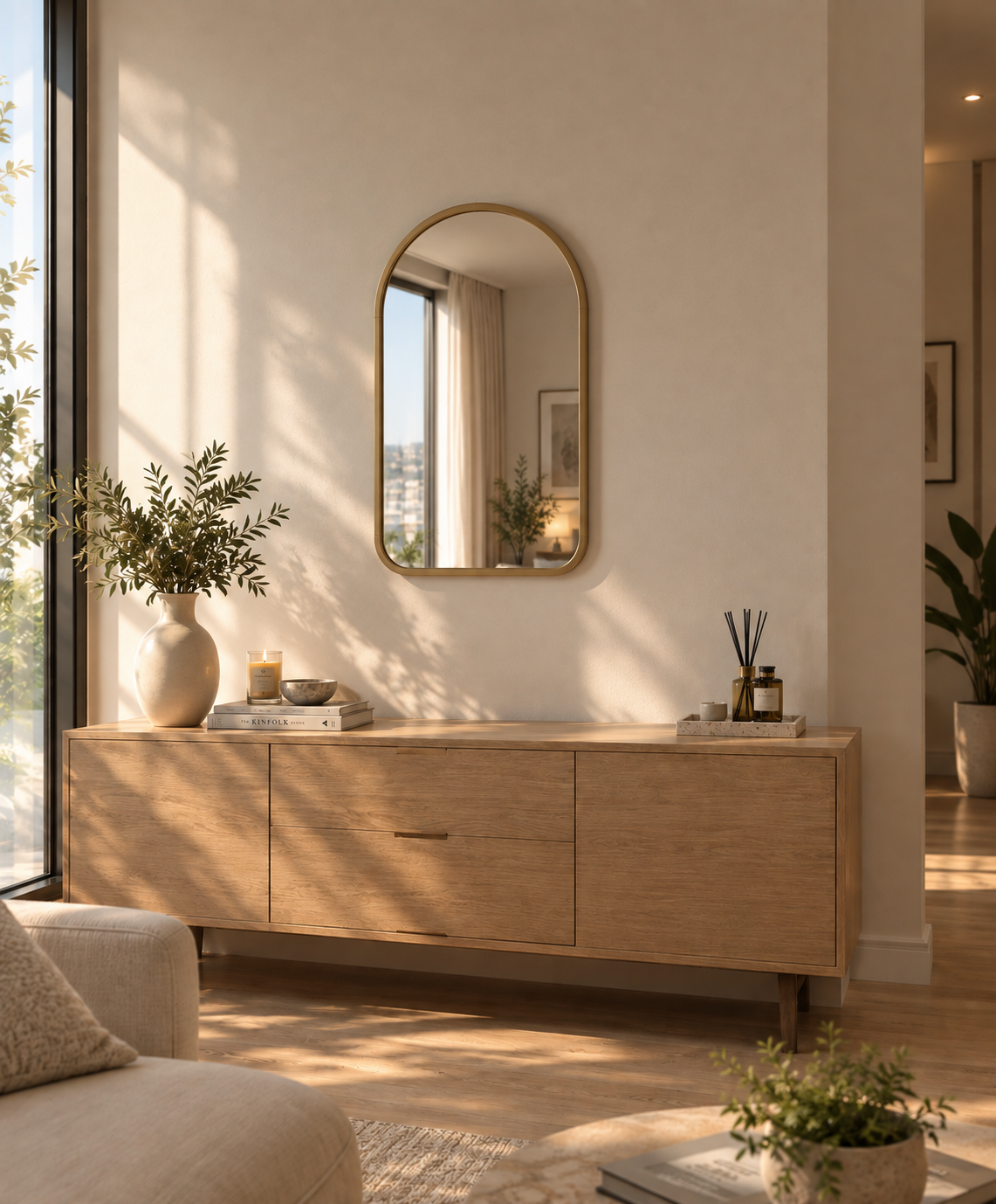 Oval Wall Mirror
