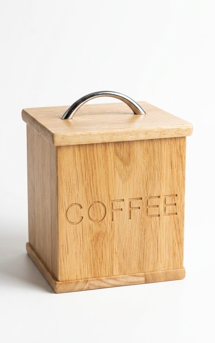 Bamboo Coffee Storage Box