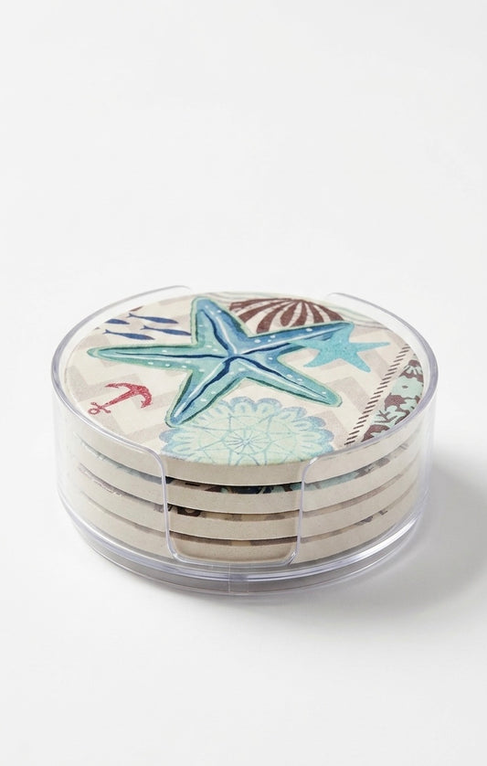 Coastal Coasters Set (4 Pieces)