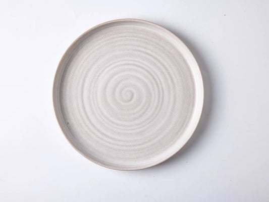 Dosthoff Spiral Ceramic Beige Plate – 21 cm