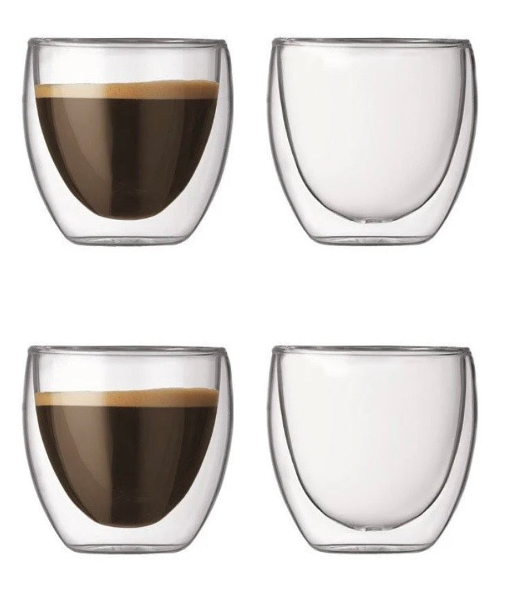 Double Glass Espresso Cup (1 Piece)