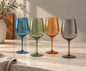 Lumière Colored Wine Glasses - 4 Glasses