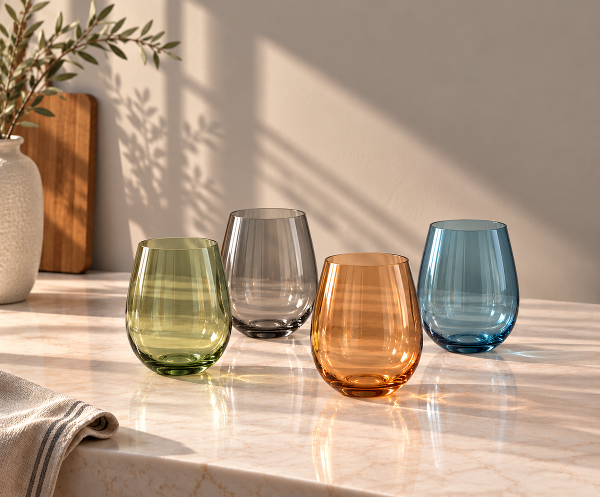 Lumière Colored Tumblers – Set of 4
