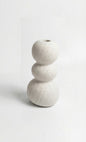 White Grain Ceramic Candle Holder
