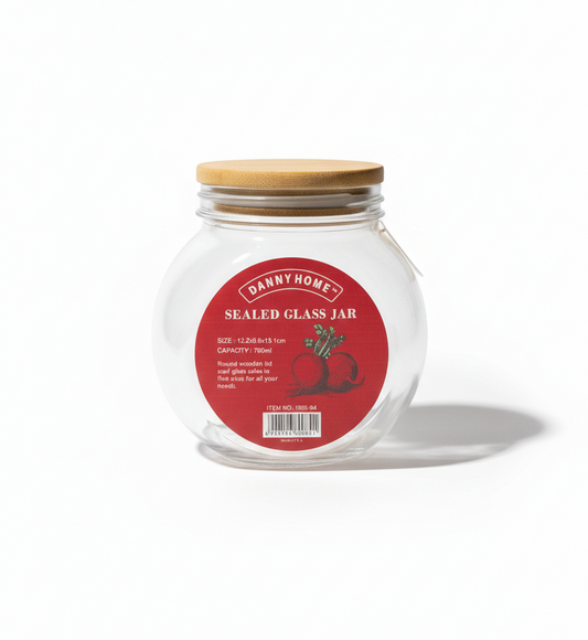 Sealed Glass Storage Jar
