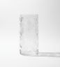 Floral Cut Glass Vase
