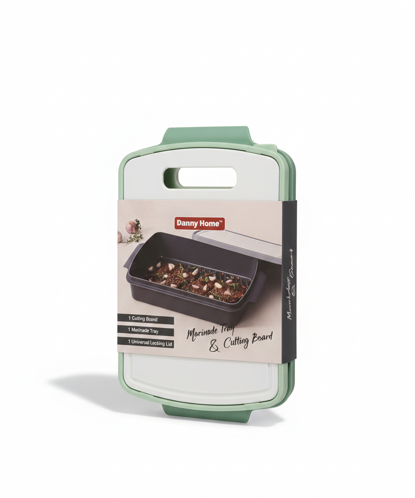 Marinade Tray & Cutting Board Set