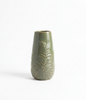 Fern Relief Ceramic Vase