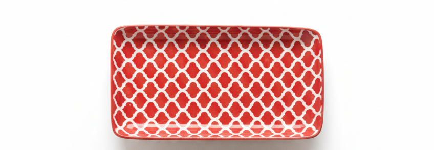 Patterned Serving Plate