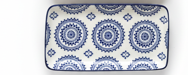 Patterned Serving Plate