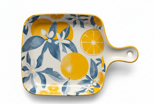 Ceramic Pattern Serving Plate