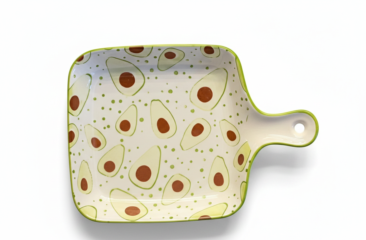 Ceramic Pattern Serving Plate