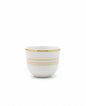 Gold Rim Ceramic Coffee Cup (12 Pieces)