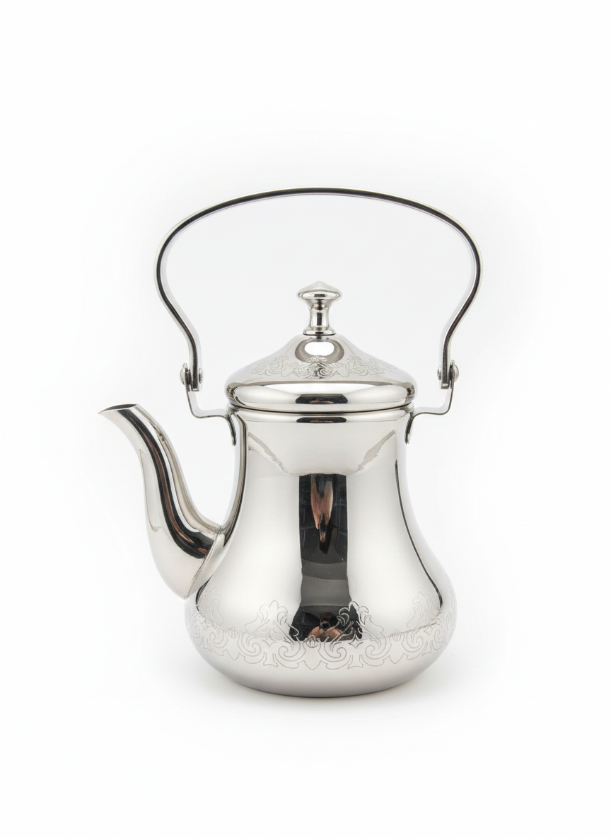 Traditional Engraved Tea Kettle