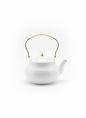 Gloss Tea Kettle with Gold Accents 1.5L