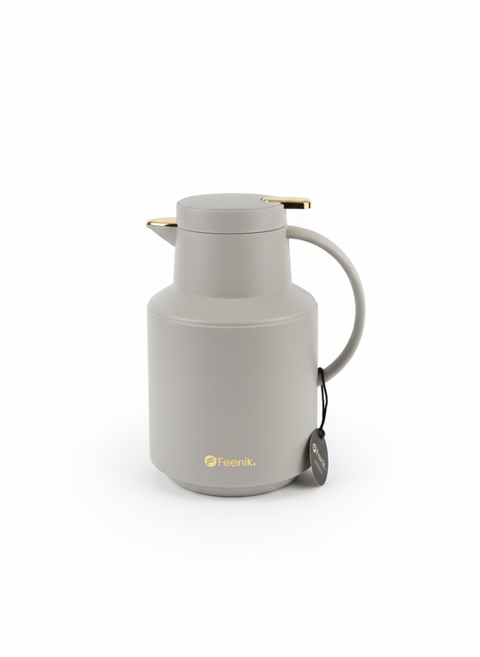 Insulated Thermal Jug with Gold Accents 1.5L