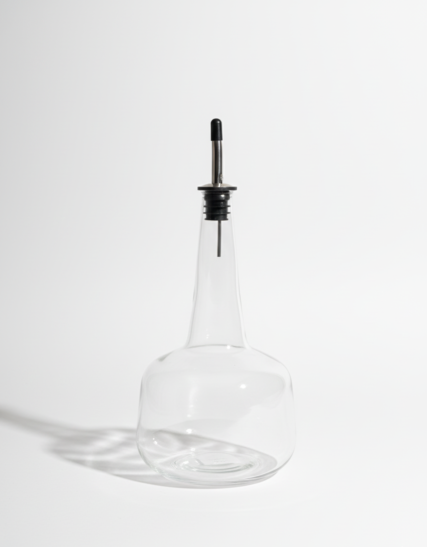 Glass Oil Bottle with Pour Spout