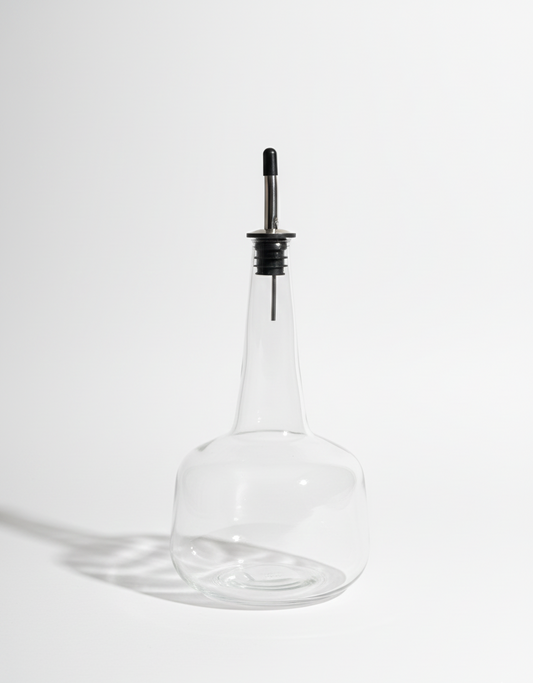 Glass Oil Bottle with Pour Spout
