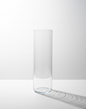 Clear Glass Cylinder Vase