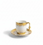 Gold Accent Coffee Cup & Saucer (12 Pieces)