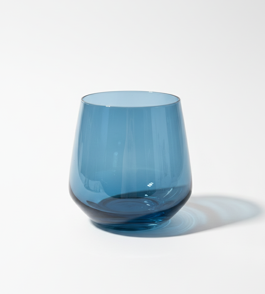 Azure Blue Glass (6 Pieces)