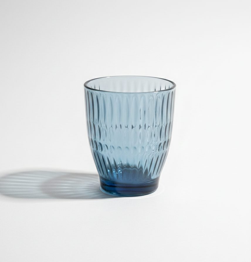 Ripple Blue Glass (6 Pieces)