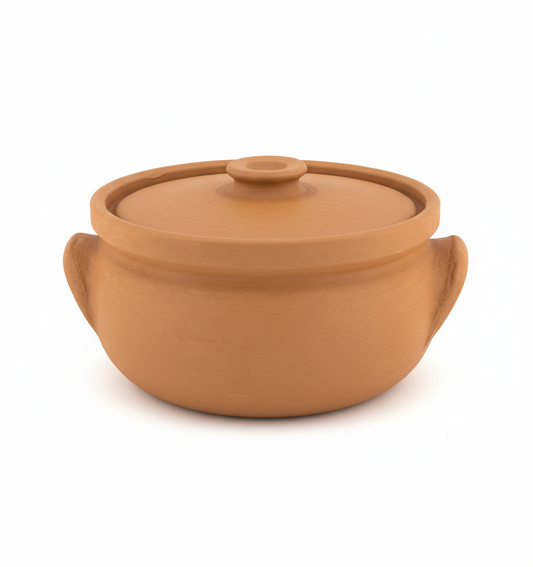 Terracotta Cooking Pot with Lid (Pottery)
