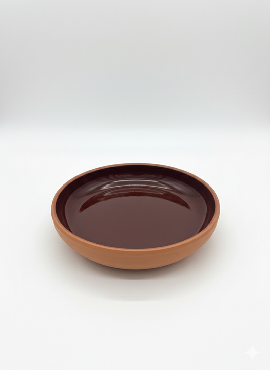 Terracotta Shallow Serving Dish (23cm)