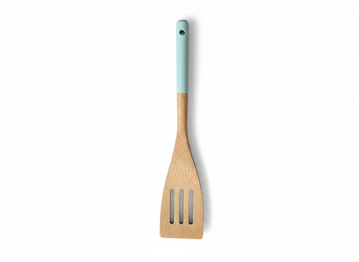 Slotted Wooden Spatula
