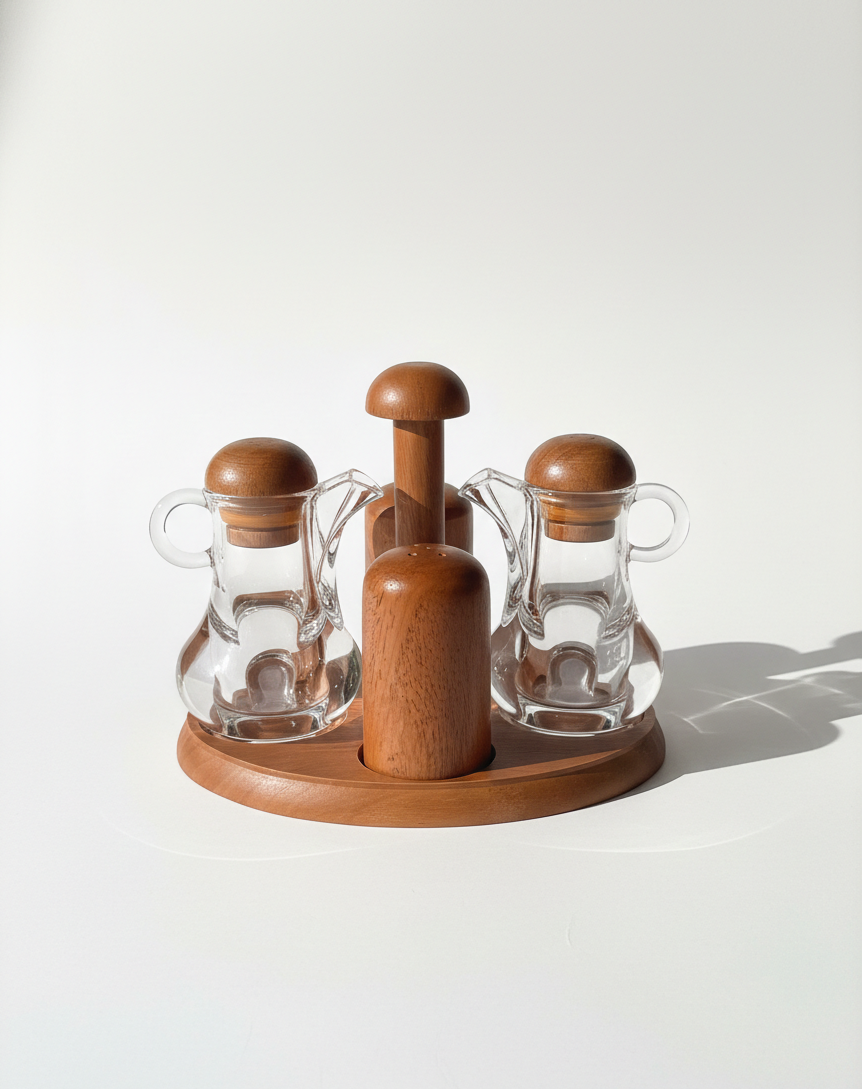 Oil, Vinegar, Salt and Pepper Set