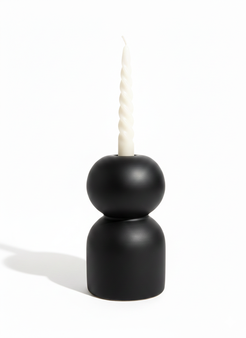 Glass Candle Holder