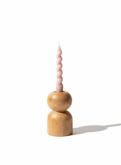 Glass Candle Holder