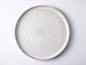 Dosthoff Spiral Ceramic Beige Dinner Plate – 26 cm